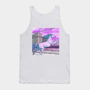 Pink horse Tank Top